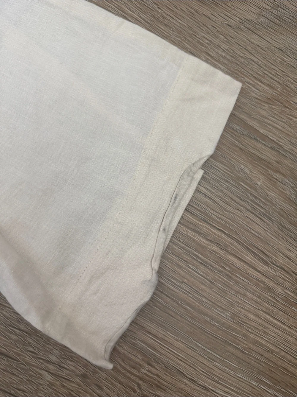 EVERLANE / High-Waist Wide Leg Linen Pants - Cream 0